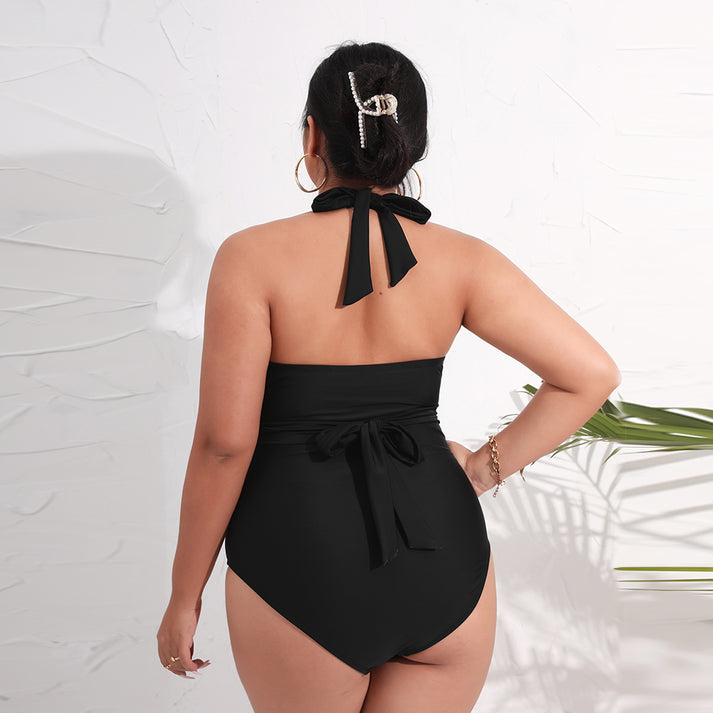 Seaside Holiday Twist Front Plus Size Swimsuit – The Beach Company