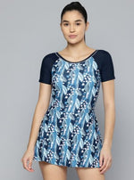 Plus Size A-line Printed S/S Skirtini