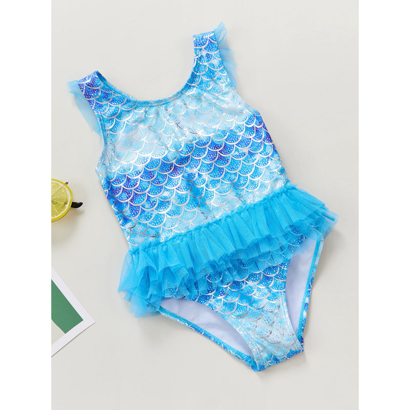 Mermaid Scale Tutu Swimsuit