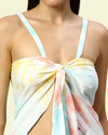 Orange Sarong With Top (2pc Set)