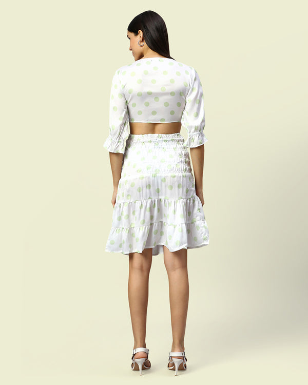 Polka Dot Skirt Co-Ord Set