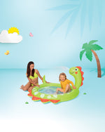 Dinosaur Inflatable Kiddie Pool w/ Sprayer