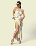 Orange Sarong With Top (2pc Set)