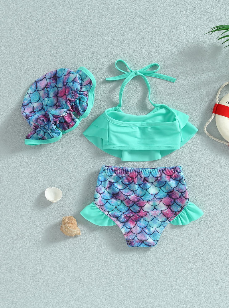 Mermaid 3-pc Bikini Set