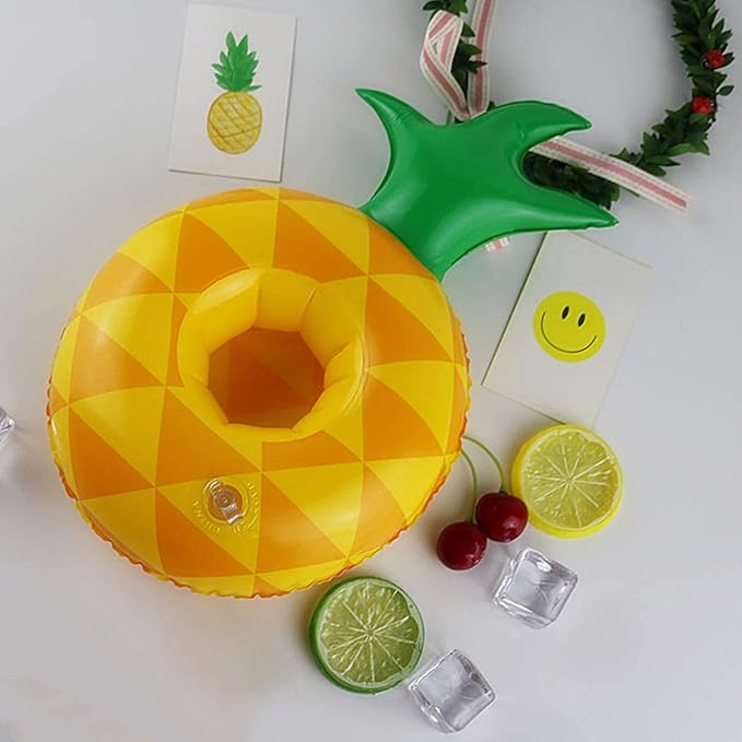 Inflatable Pineapple Drink Holder (Pack of 2)