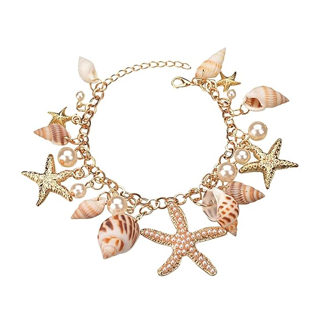 Stars and Shells Charm Bracelet