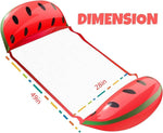 Watermelon Inflatable Hammock Float 55"