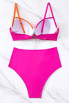 Carnival Vibes Colour Block Bikini Set