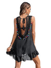 Breezy Beach V Neck Cover-up