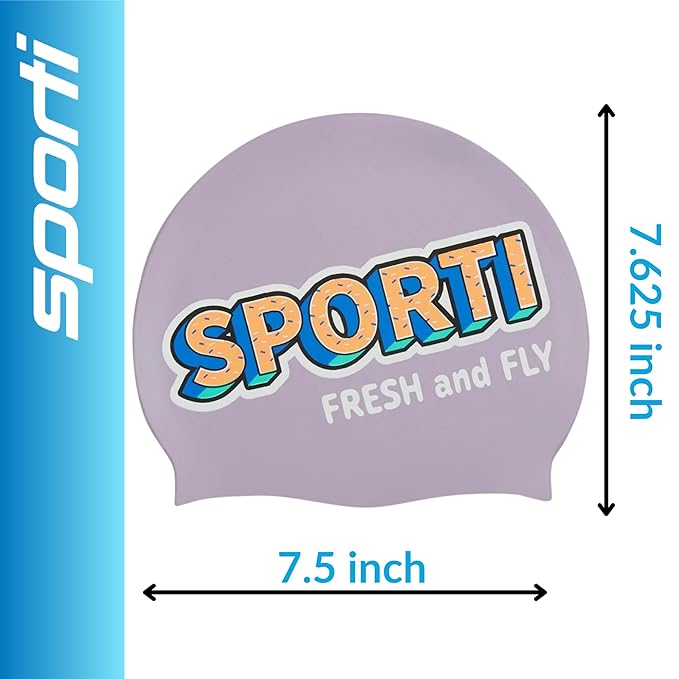 Sugar Rush Silicone Swim Cap