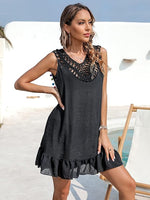 Breezy Beach V Neck Cover-up