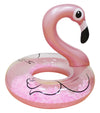 Flamingo Inflatable Pool Swim Float Tube with Feather 40"