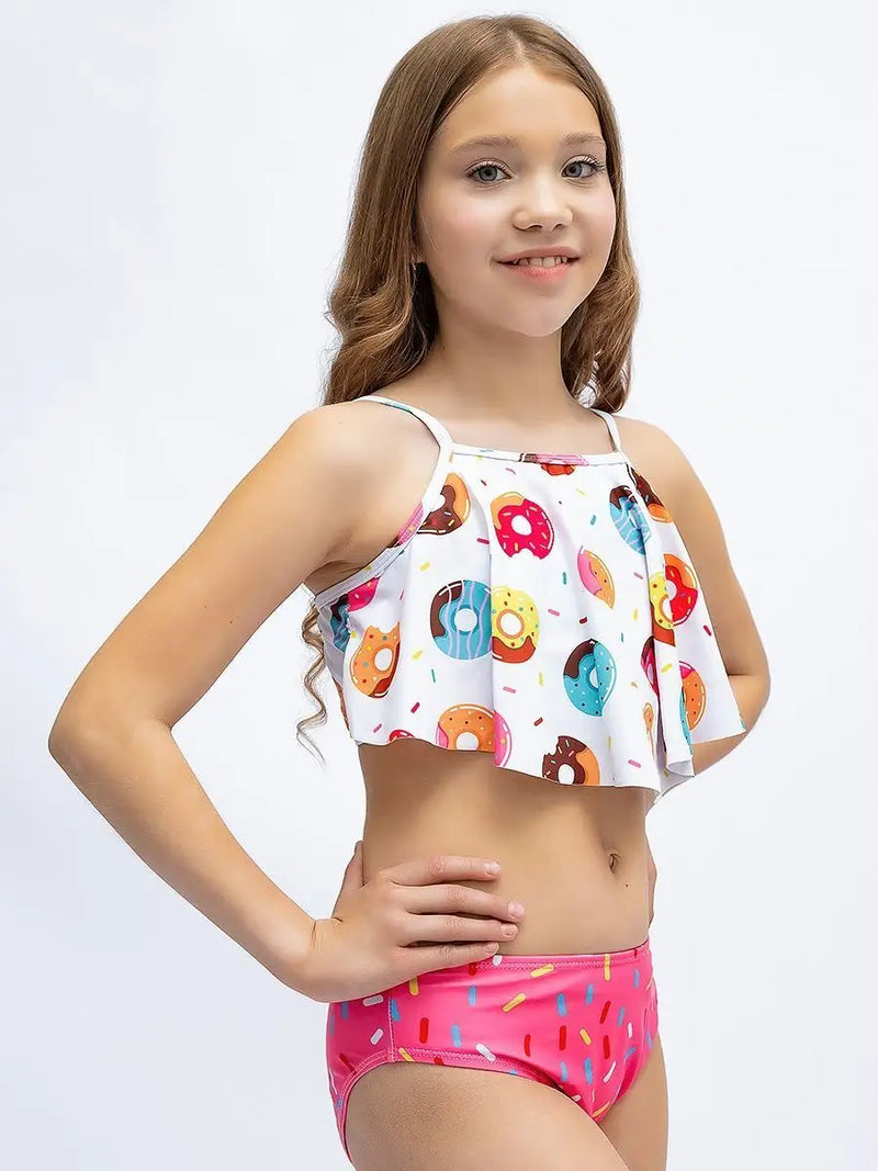 Donut Ruffle Bikini Set