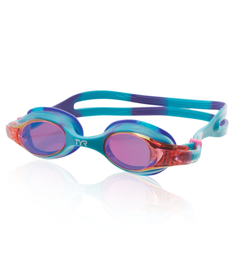 TYR Swimple Tie Dye Mirrored Kids' Goggles