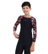 Speedo Glitchamp Allover Long Sleeve Rashguard T-shirt - Jr