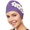 Swimming Cap Online - Floral Print Swim Caps for Ladies - long hair swimming cap