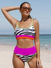 Wild Zebra Bikini Set