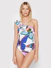 Asymmetrical Butterfly Swimsuit