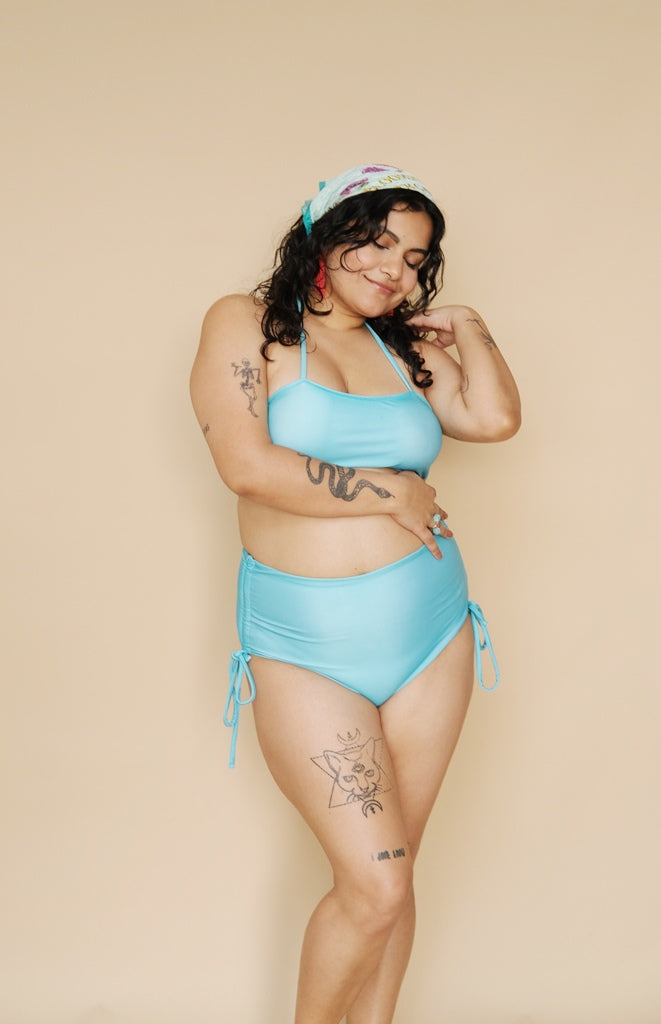 Cyan Derella Plus Size Bikini Set