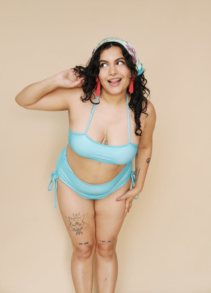 Cyan Derella Plus Size Bikini Set