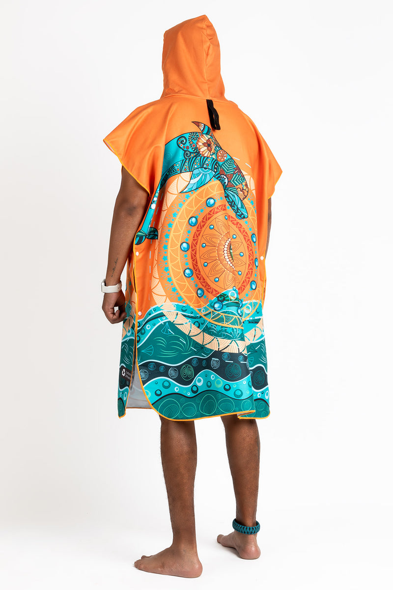 Dive Dreams Suede Beach Towel Poncho