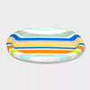 Summer Stripe Oval Paper Plates  (Set of 10)