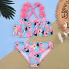 Tropical Toucan Print Ruffle Bikini Set