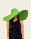 Oversized Floppy Hat - Green