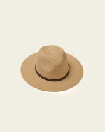 Fedora Hat - Beige with Belt