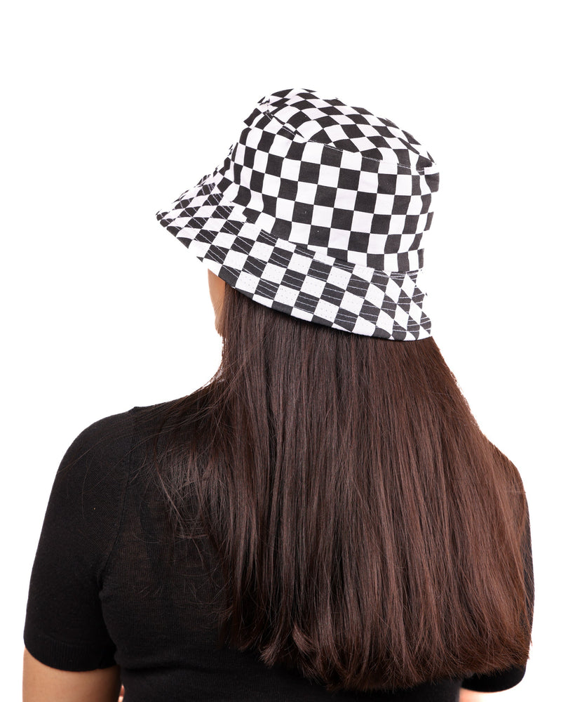 Bucket Hat - Checks (Reversible)