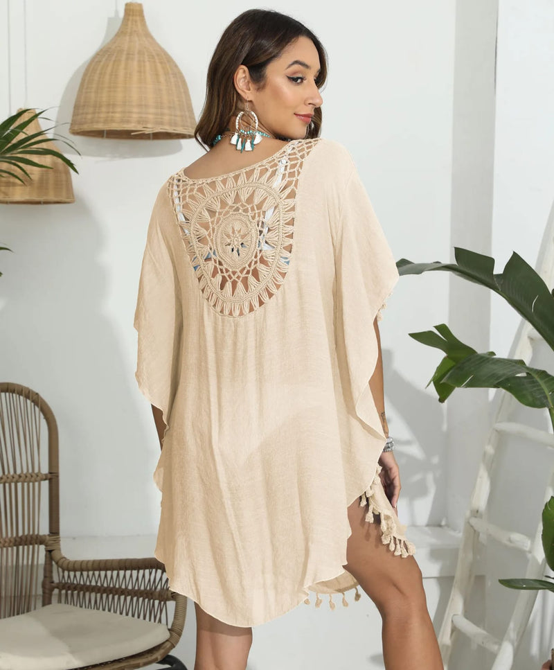 Sunflower Crochet Cover Up