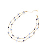 Retreat Beaded Station Multirow Necklace