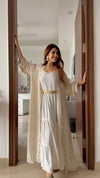 Gold Silver Cover Up Kaftan