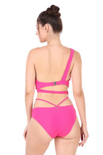 One-Shoulder Bikini Set - BlushWave