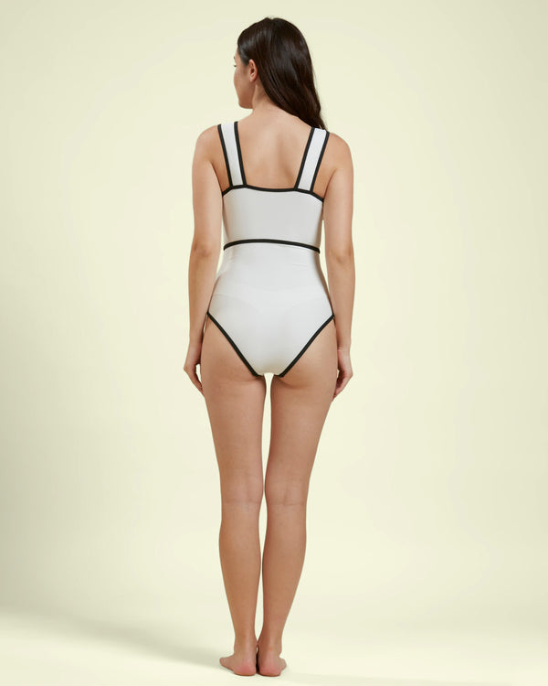 White Chicbow Monokini