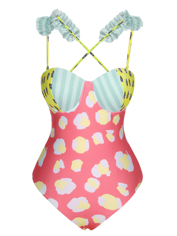 Retro Floral Monokini