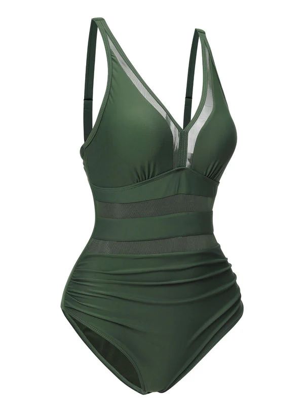 Moss Mesh Swimsuit