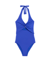 Iris Twist Front Halterneck Swimsuit