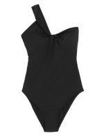 Ruched One Shoulder Swimsuit