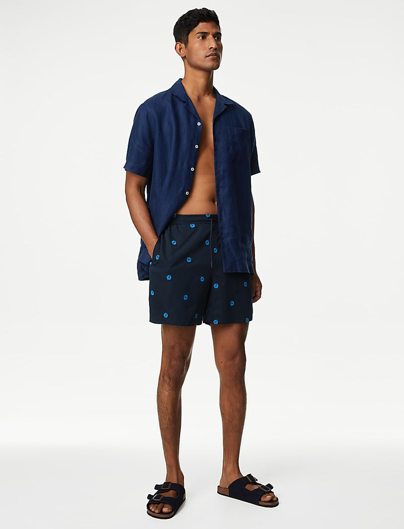 Dark Navy Quick Dry Swim Shorts