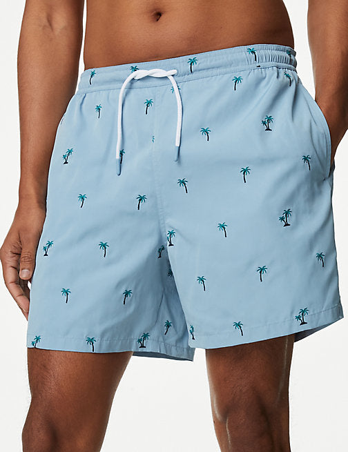 Palm Tree Quick Dry Swim Shorts