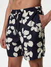 Quick Dry Floral Graphic Swim Shorts