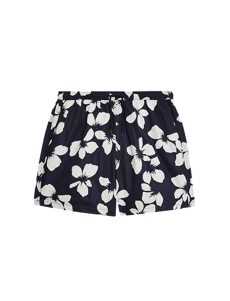 Quick Dry Floral Graphic Swim Shorts