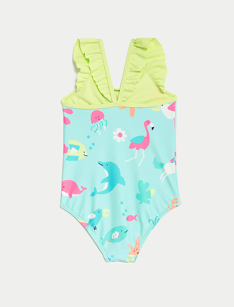 Aqua Mix Printed Swimsuit