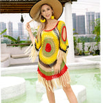 Crochet beach dress - vacation style - cool dresses for hot summer in goa - beachwear online