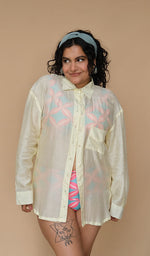 Zesty Lime Plus Size Shirt Coverup