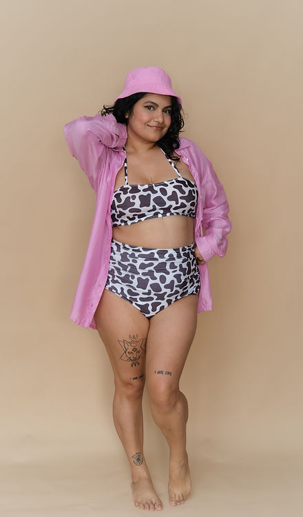 Bubblegum Pink Plus Size Shirt Coverup