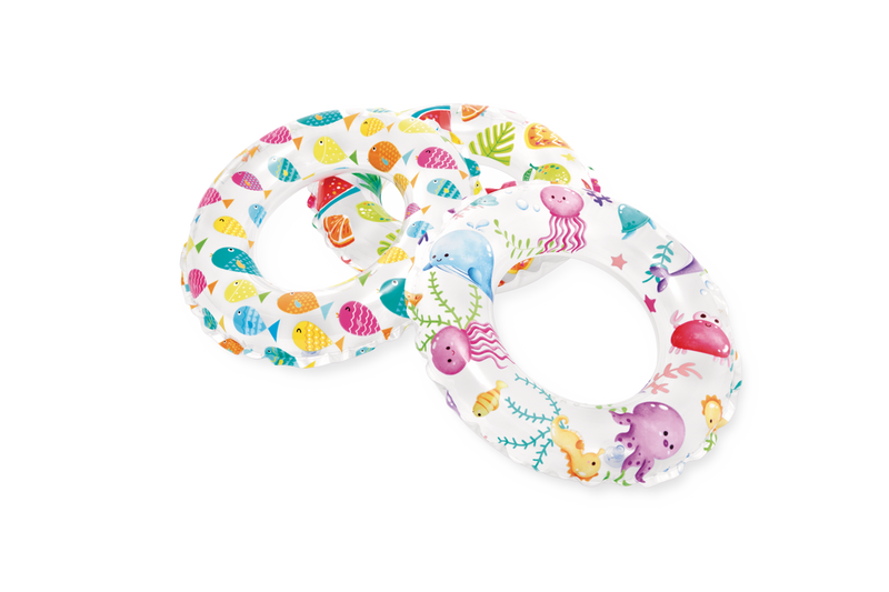 Whimsical Inflatable Rings 51cm (Pack of 3)