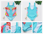 Rainbow Unicorn Frill Swimsuit