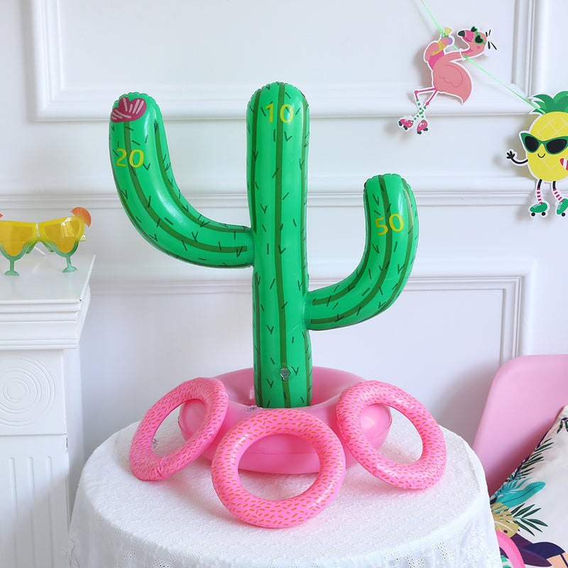 Cactus Inflatable Ring Toss Game